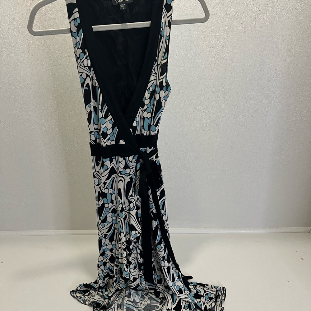 bebe Adjustable Wrap Dress